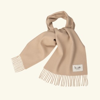 Szalik z alpaki classic 100% baby alpaca kawa z mlekiem