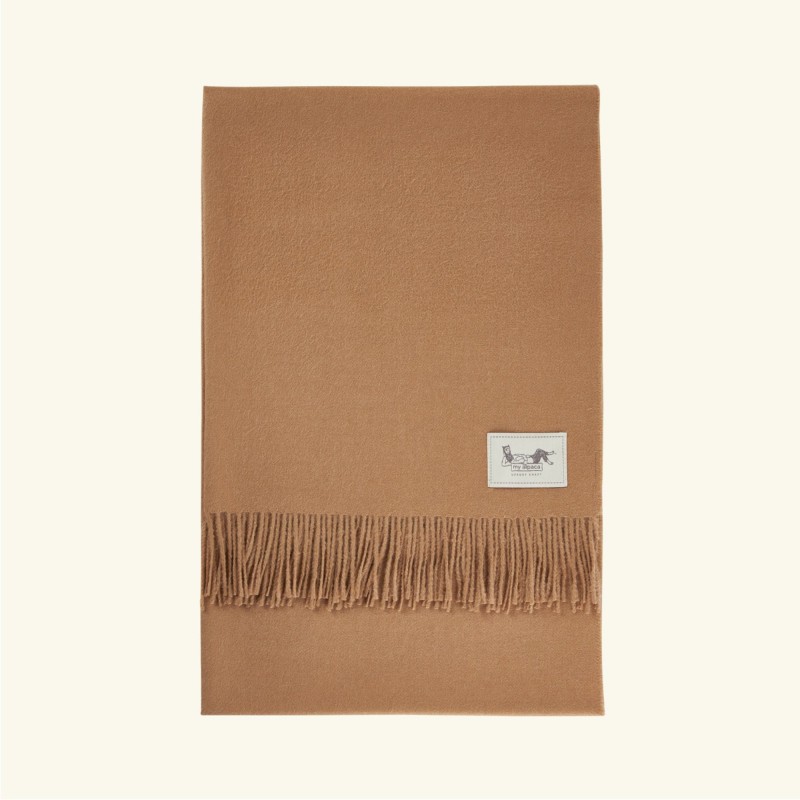 Szal z alpaki classic 100% baby alpaca - camel