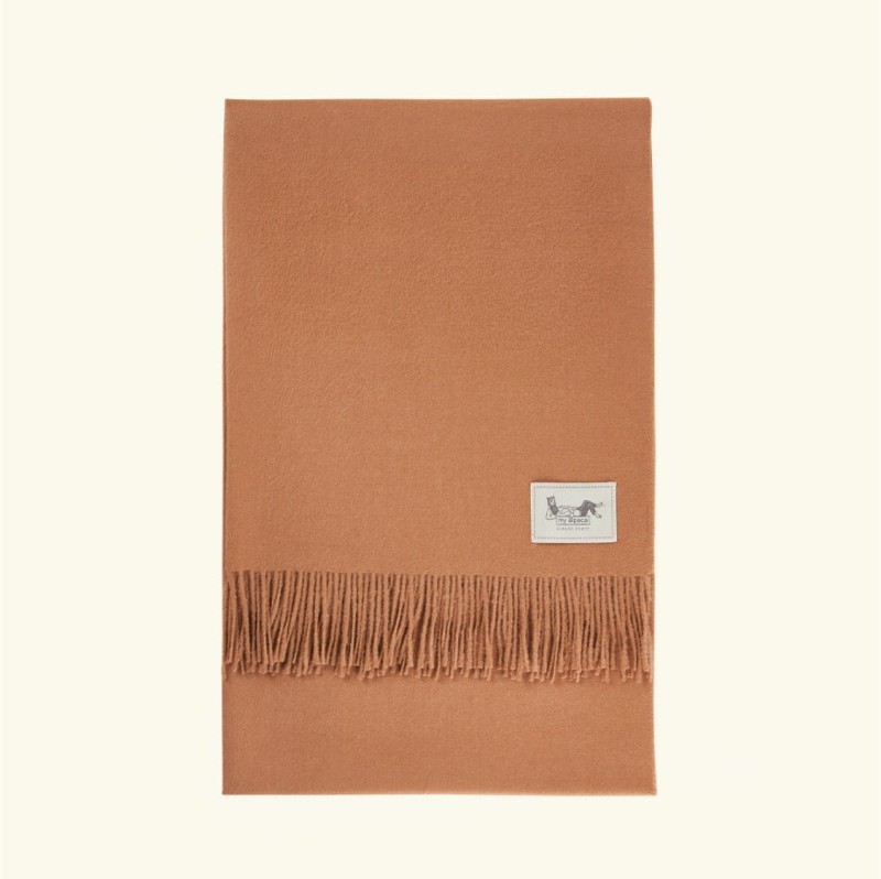 Szal z alpaki classic 100% baby alpaca - róża pustyni