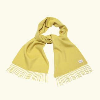 Szalik z alpaki classic 100% baby alpaca pigwa