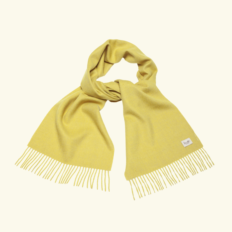 Szalik z alpaki classic 100% baby alpaca - pigwa