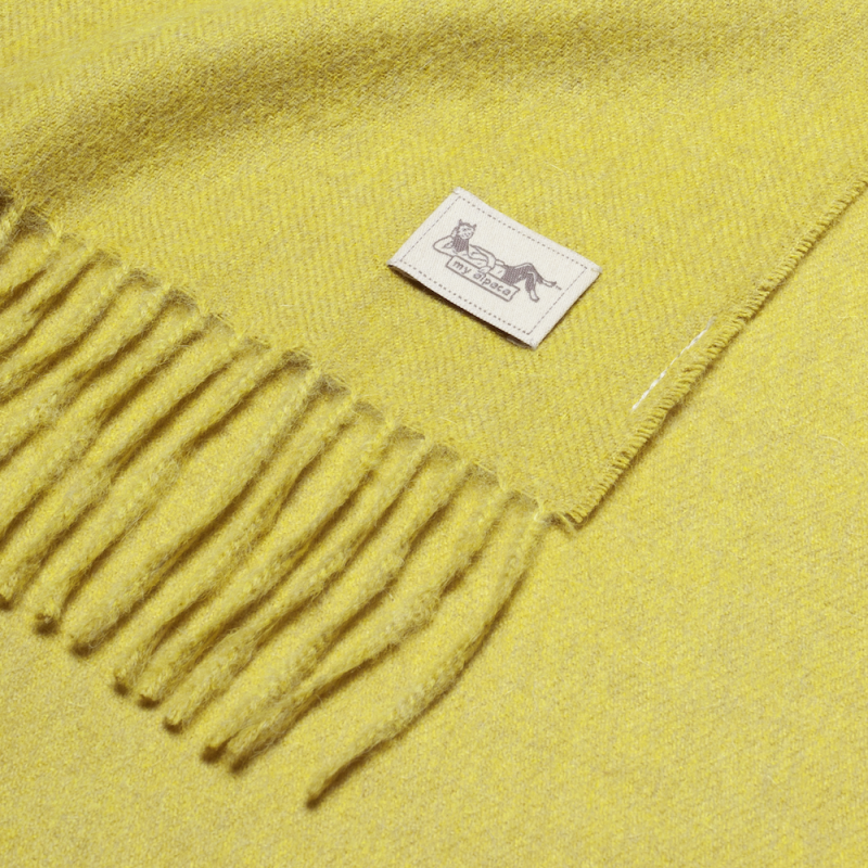 Szalik z alpaki classic 100% baby alpaca - pigwa