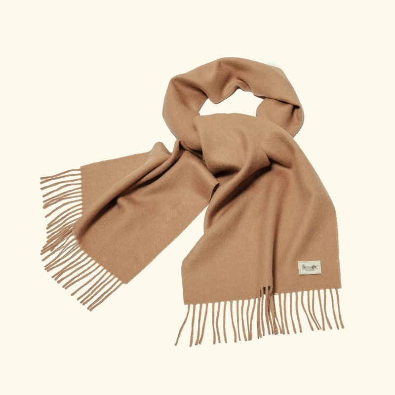Szalik z alpaki classic 100% baby alpaca camel