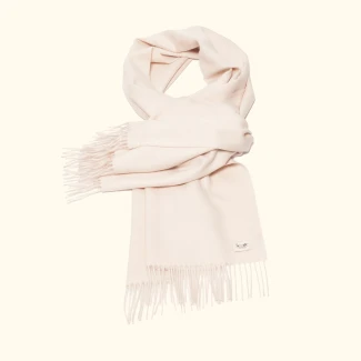 Szal Suri baby alpaca cream rose