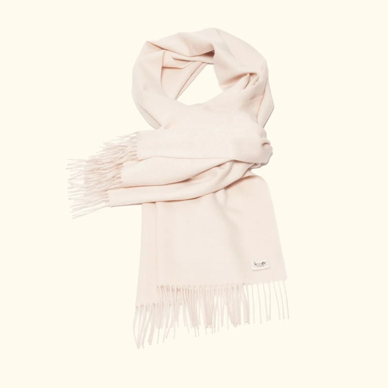 Szal Suri baby alpaca cream rose