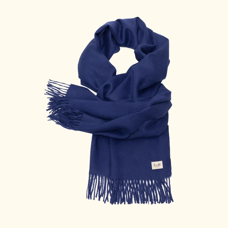 Szal Suri baby alpaca cobalt