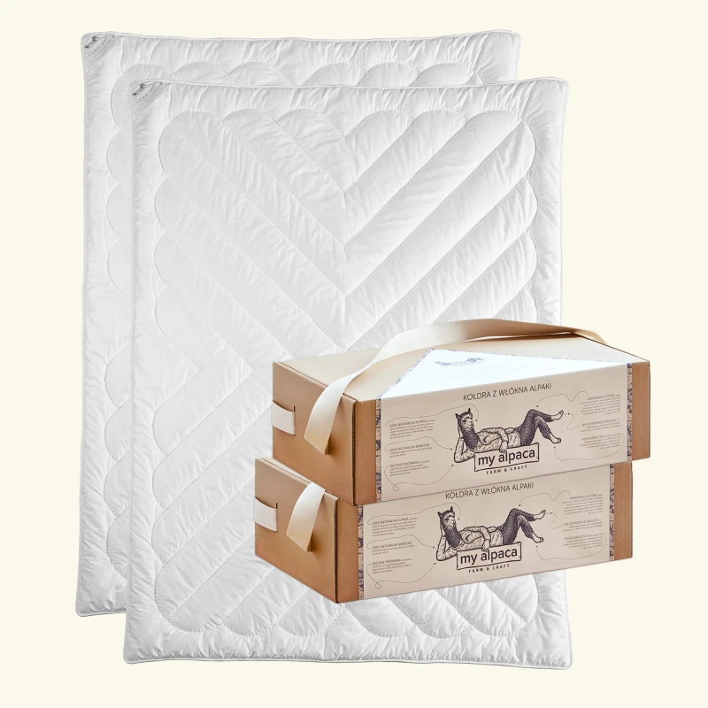 Zestaw kołder z alpaki 4 pory roku | Farm & Craft