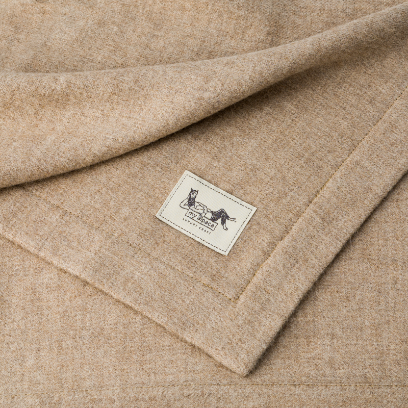 Pled dla dziecka | 100% Baby Alpaca | BEŻOWY